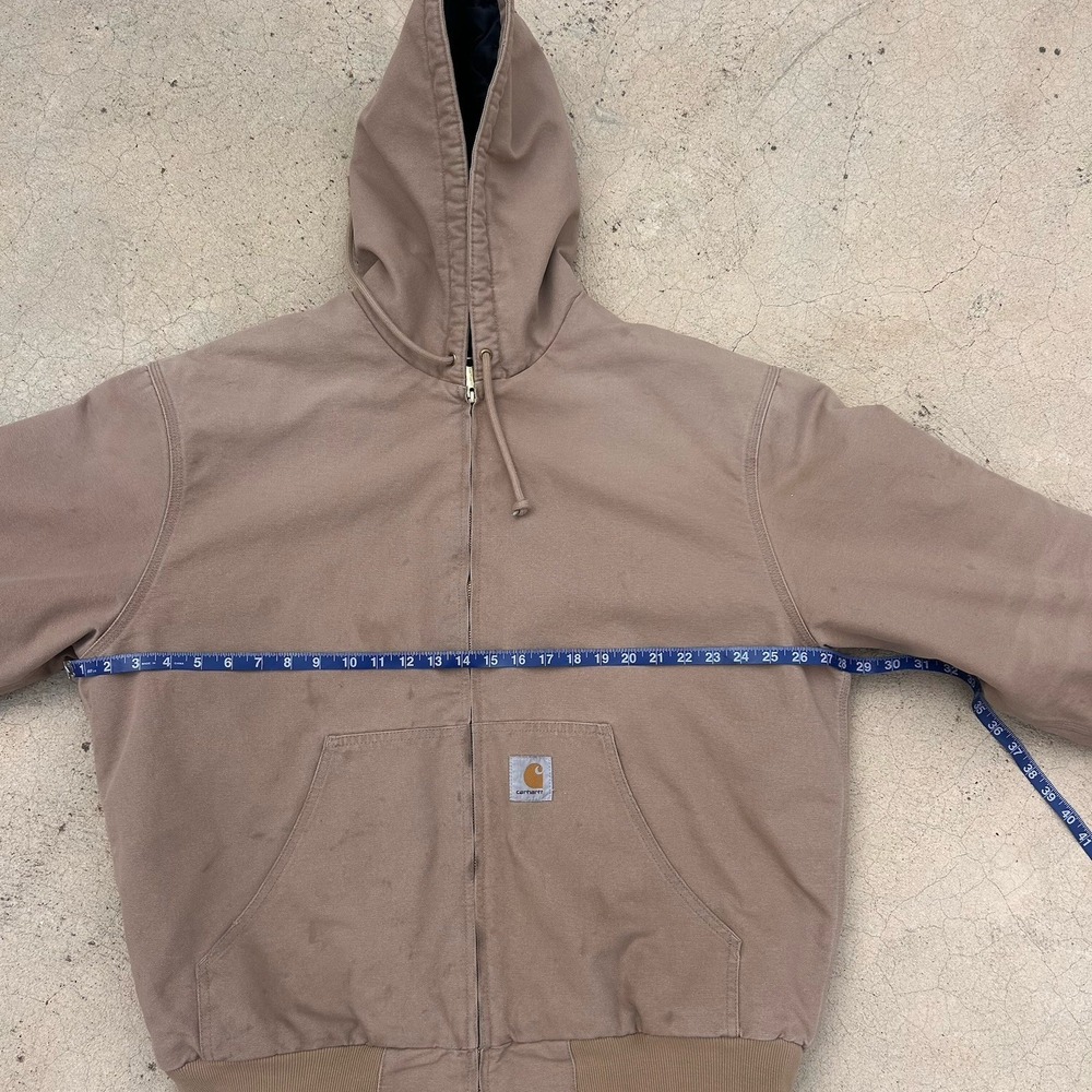 CARHARTT WIP‎ OG ACTIVE JACKET TAN CANVAS  XL QUILTED - Picture 6 of 12